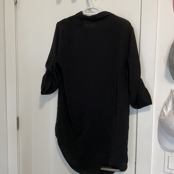 Black button up shirt - Picture 2 of 3